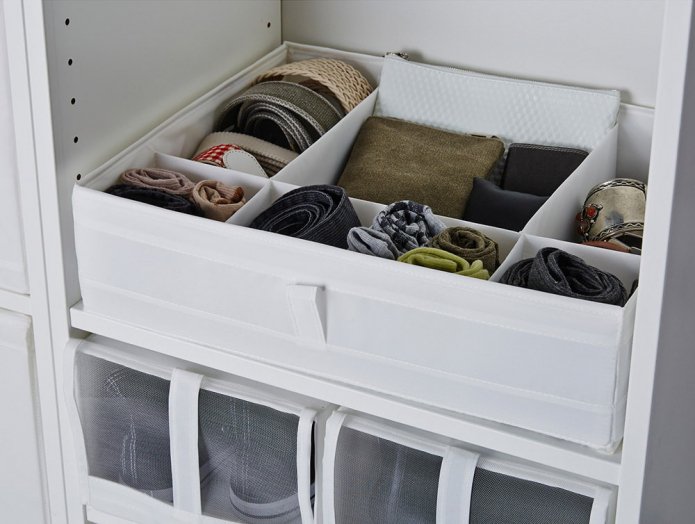 Box with cells