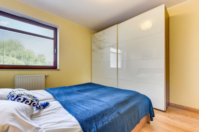 wardrobe in the bedroom interior