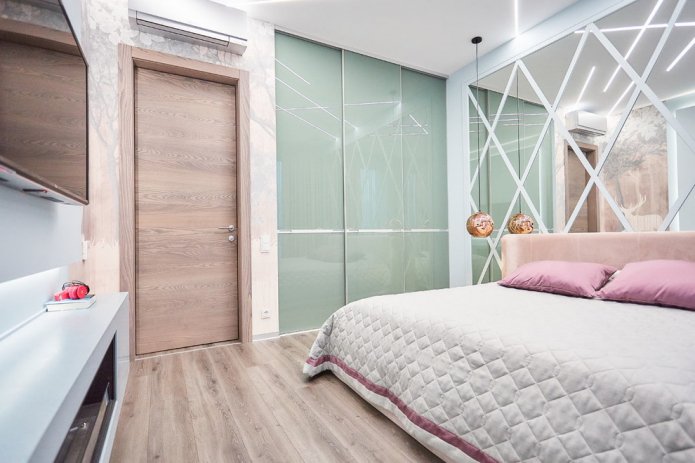 Wardrobe in the bedroom