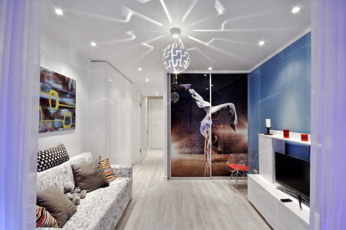 Wardrobe facades with photo printing