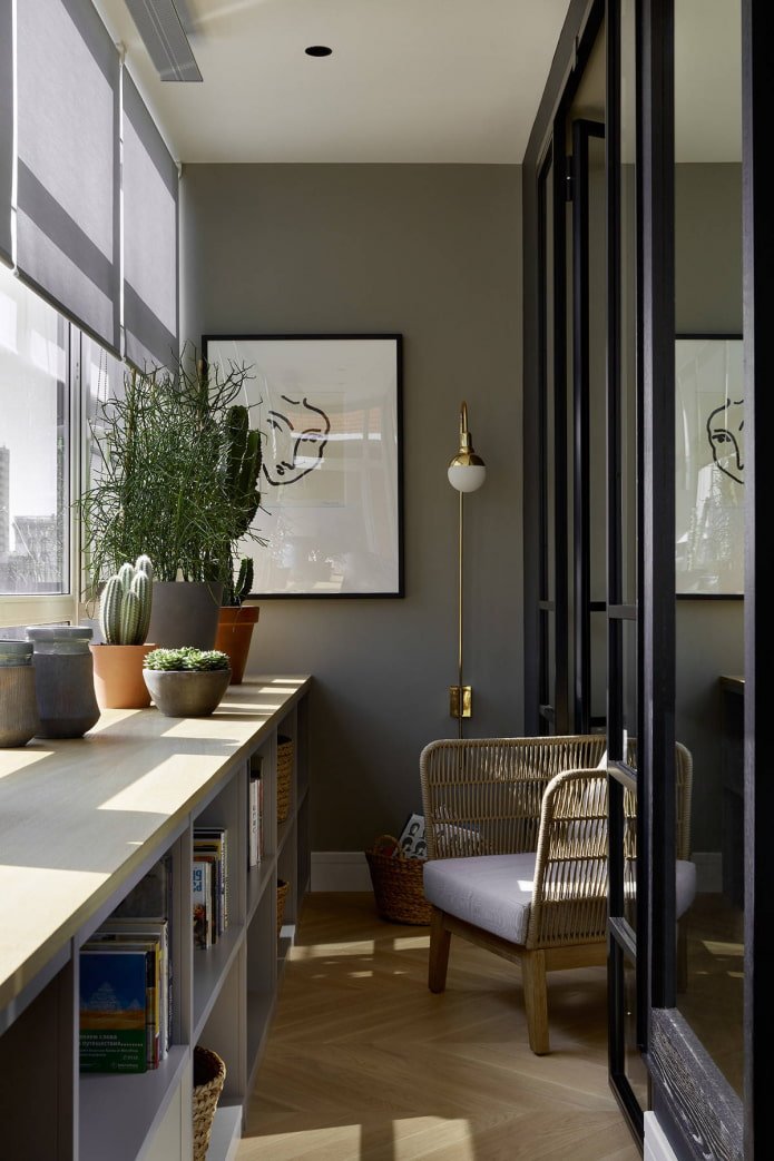 wardrobe under the window