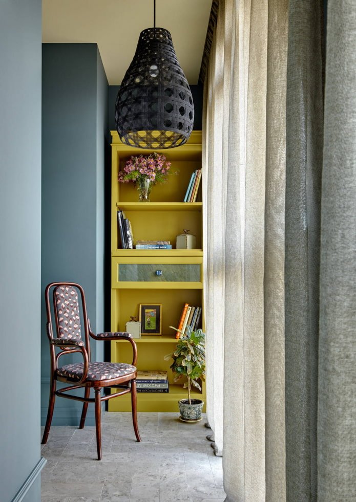 Yellow wardrobe
