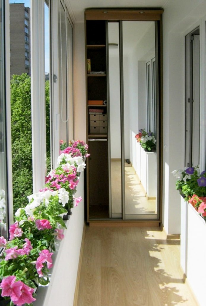 Mirrored wardrobe