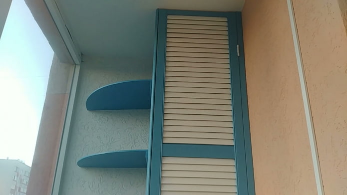 wardrobe with louvered doors