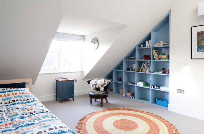 wardrobe in the interior of the nursery