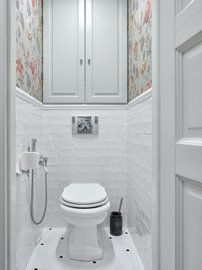 furniture in the toilet in a Khrushchev-era apartment