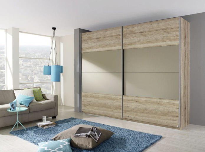 sliding wardrobe in the interior