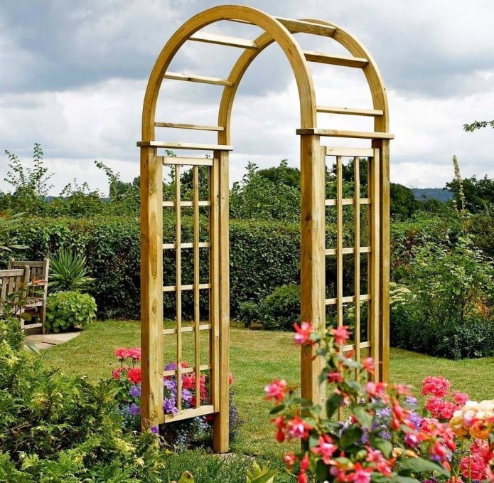 arches with trellises