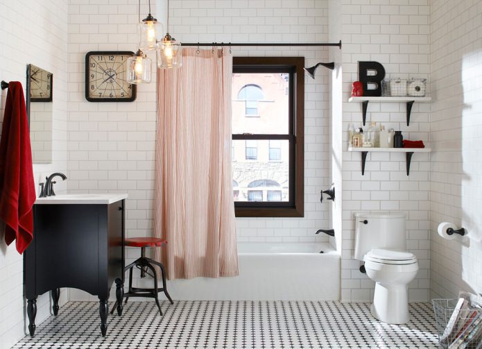 Bathroom curtain