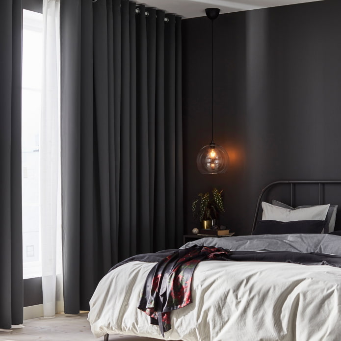 dark bedroom ikea