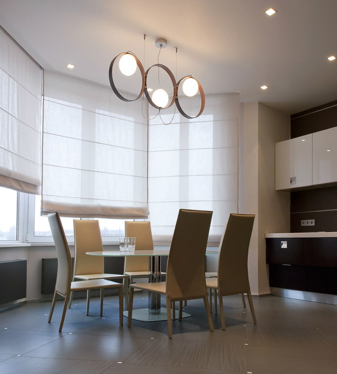 roman blinds from voile