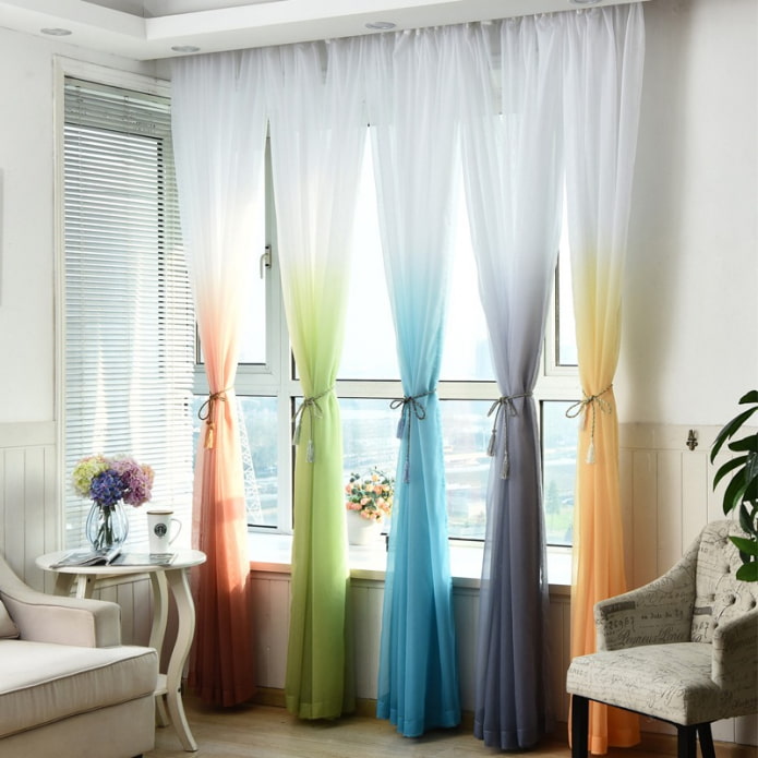 rainbow veil