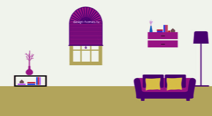 blinds on an arched window