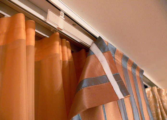 curtain with Velcro