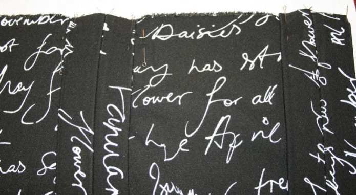 sewing curtains