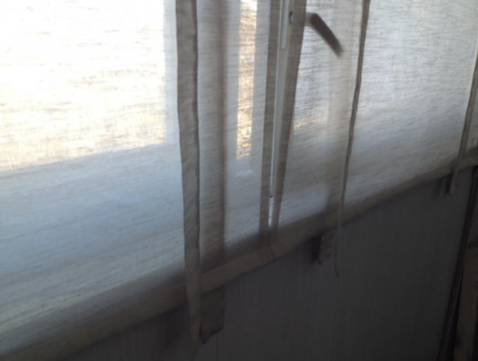curtain with Velcro