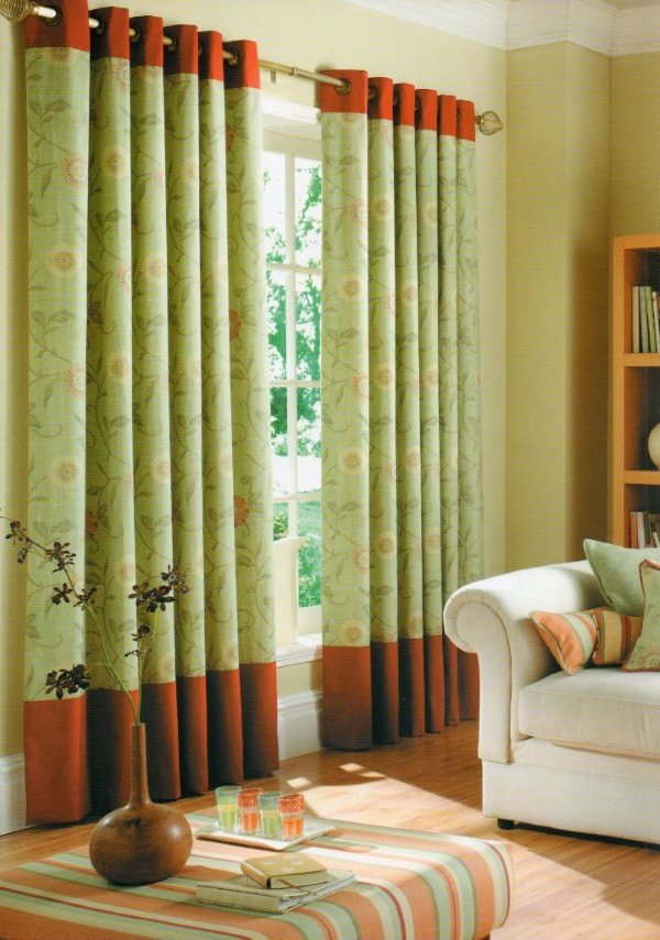 curtains in the hall