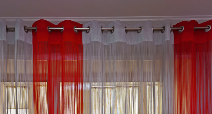Thread curtains