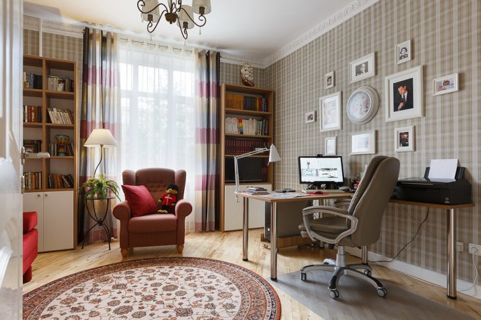 curtains in the interior
