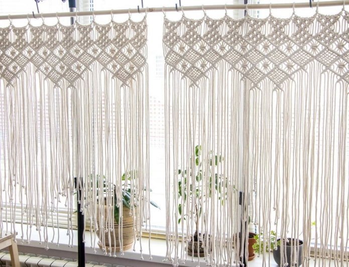 Woven curtains