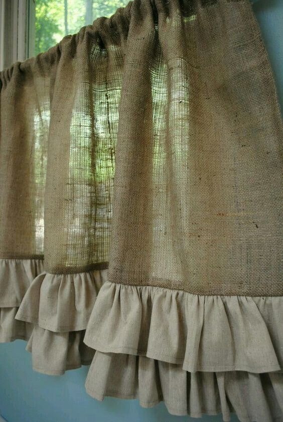 curtains with flounces