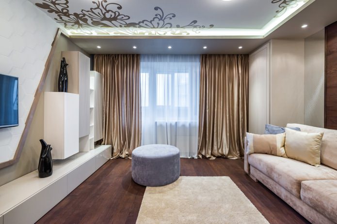 curtains in the living room