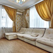 Curtains for the living room: 70 stylish photo ideas in the interior-9