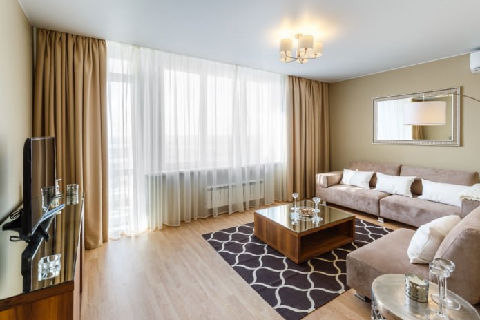 curtains in the living room