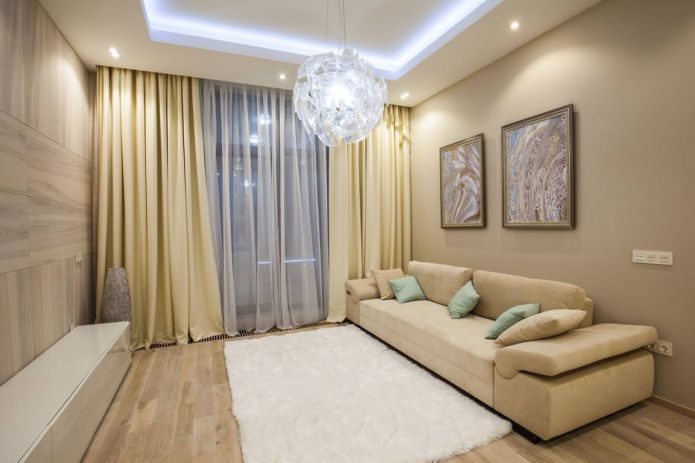 curtains in the living room