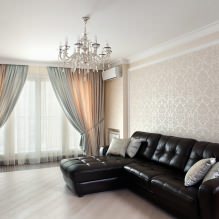 Curtains for the living room: 70 stylish photo ideas in the interior-13