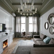 Curtains for the living room: 70 stylish photo ideas in the interior-12