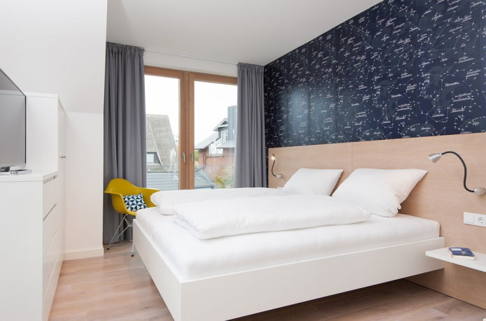 Gray curtains