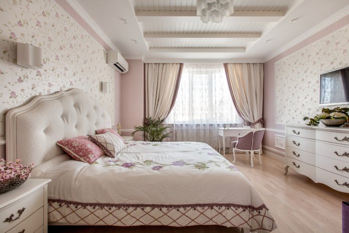 an example of curtain draping and fixing with holders