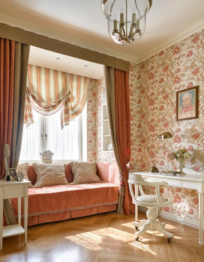 thick curtains in the nursery