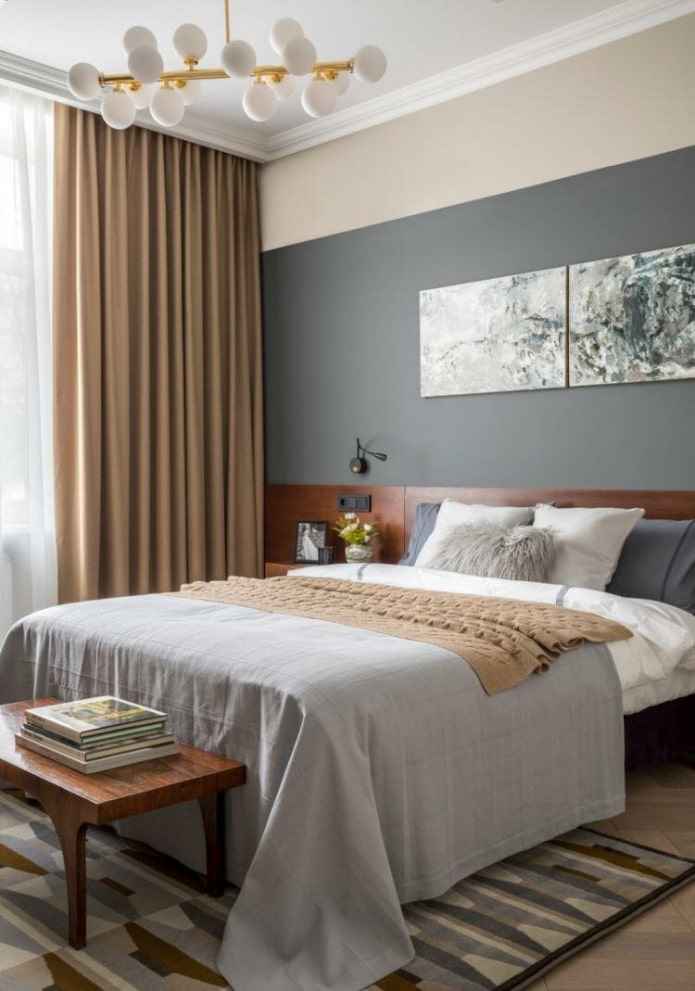 small bedroom in a modern style