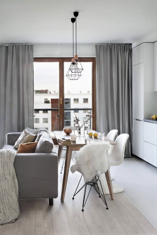 gray curtain