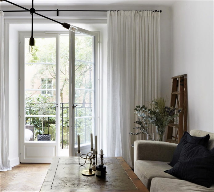linen curtain