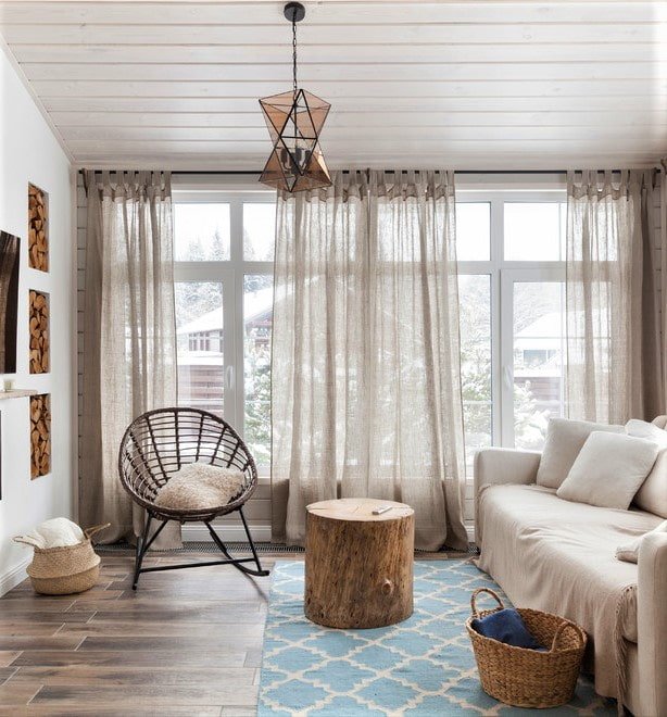 linen curtain
