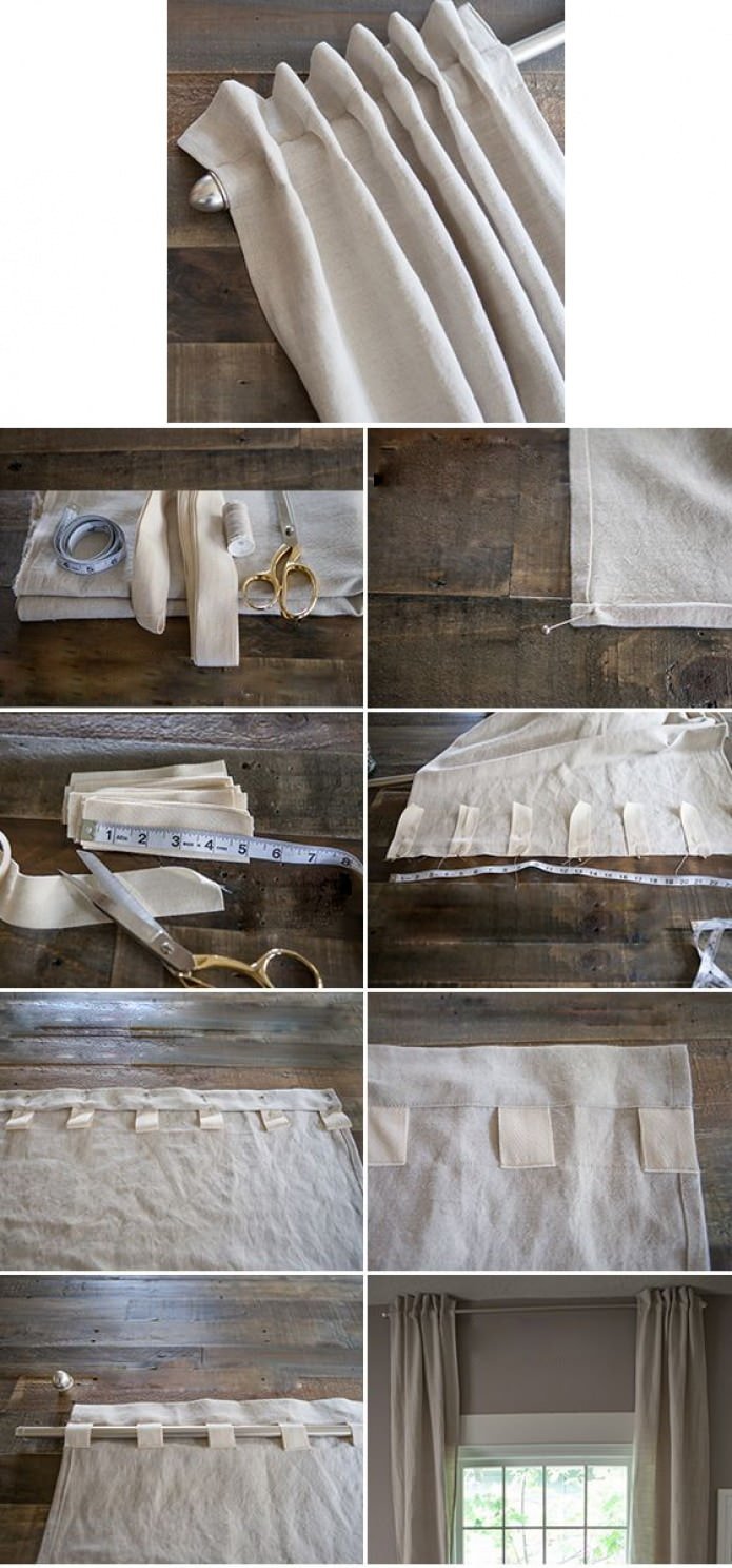 how to sew curtains