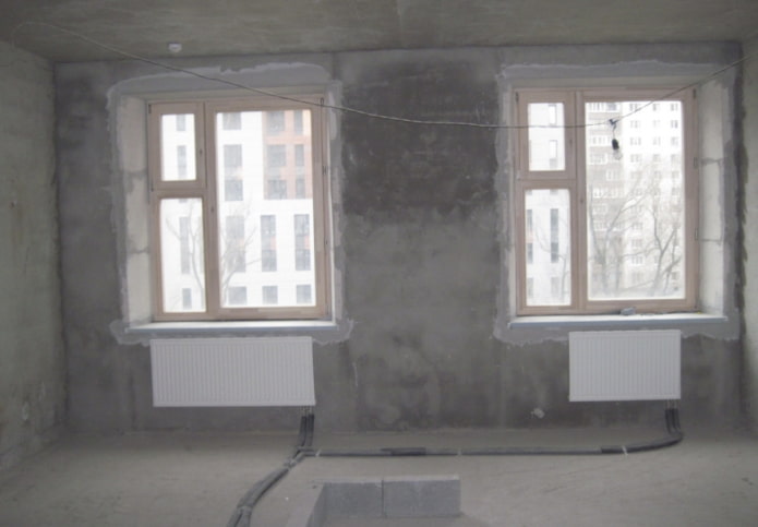 concrete walls