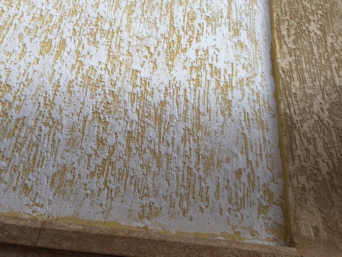 painting walls with a dry brush