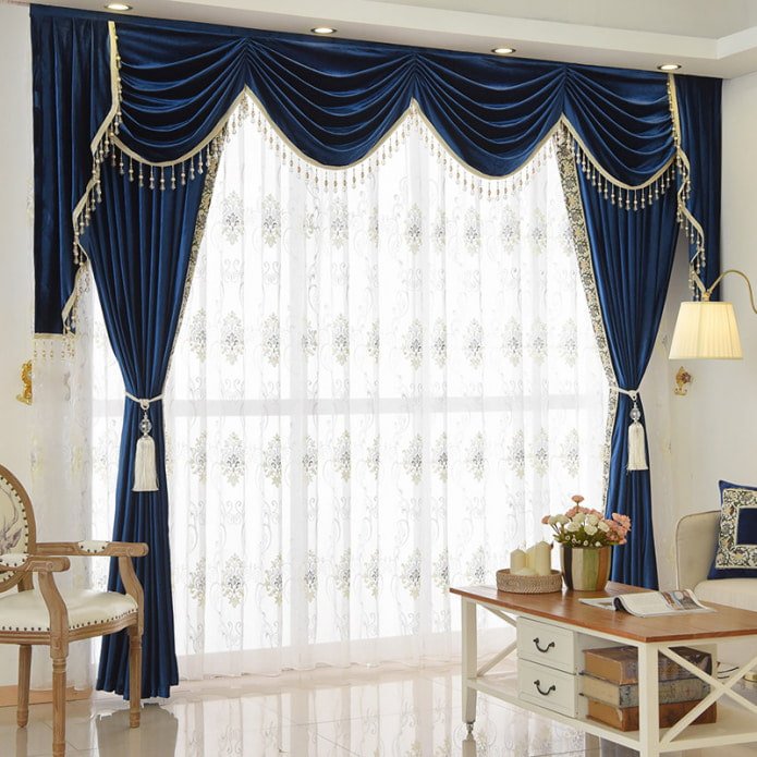 Velvet curtains