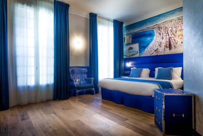 blue bedroom
