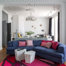 How to use a blue sofa in the interior?-1