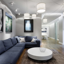 How to use a blue sofa in the interior?-4