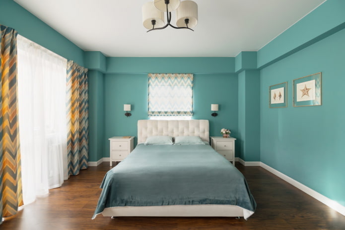 Aquamarine walls