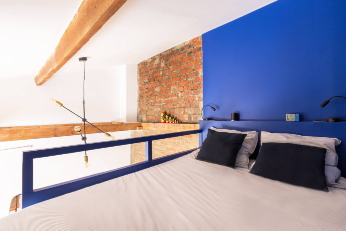 Loft in a blue palette