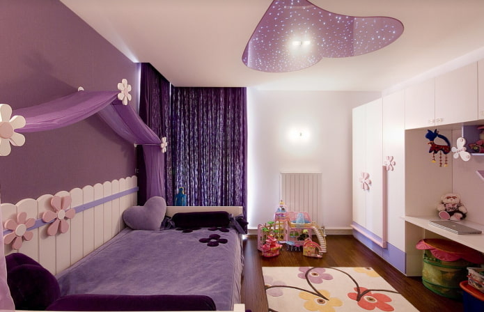 purple heart on the ceiling