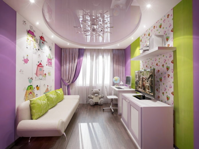 Violet-green nursery
