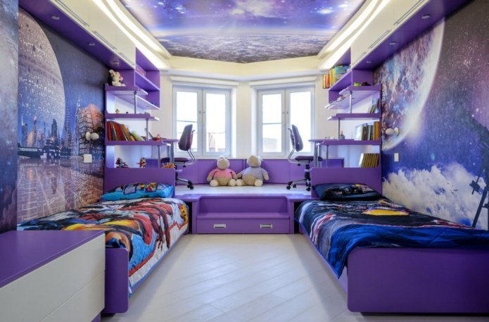unusual design of a children's room